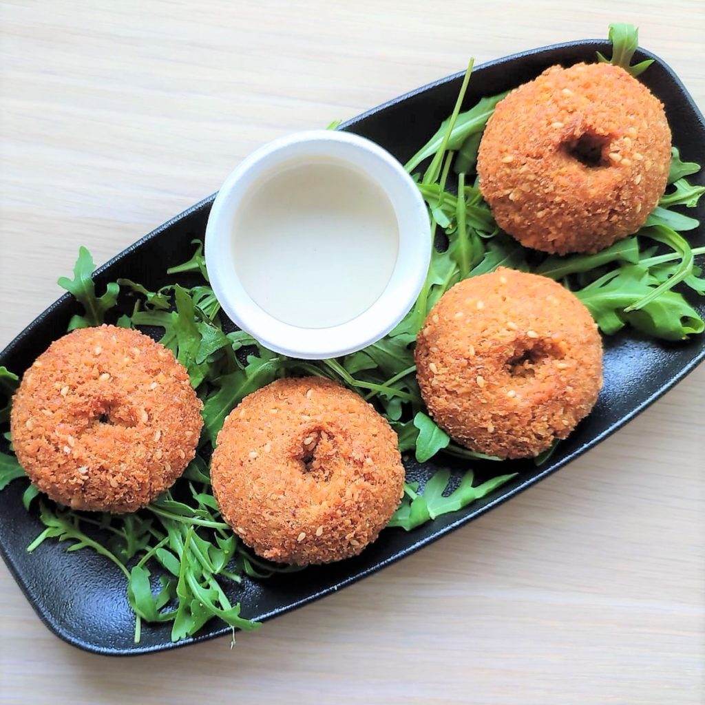 Falafel : boulette de fèves et pois chiche